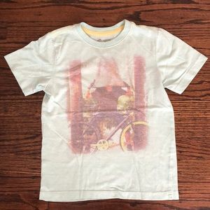 Teal bike kids t-shirts size 7